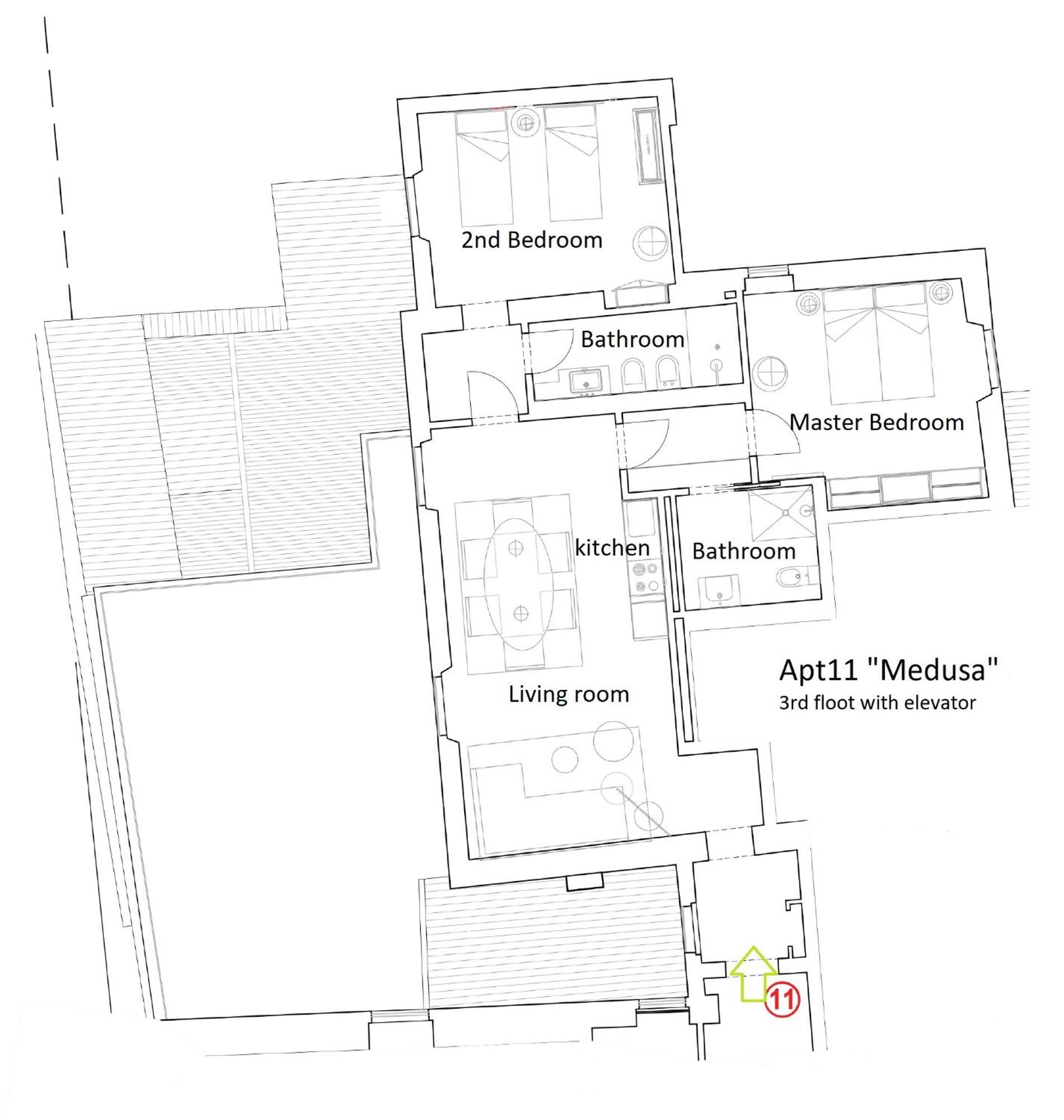 - Palazzo Signoria Luxury 11-medusa Apartamento Florencia